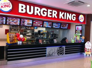 quay ban do an Burger King