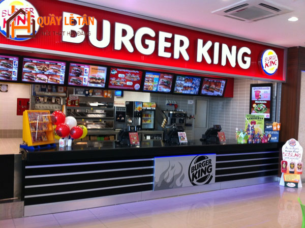 quay ban do an Burger King
