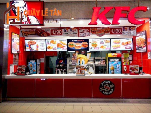 quay ban do an nhanh kfc