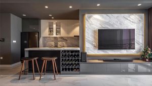cac mau quay bar gia dinh dep