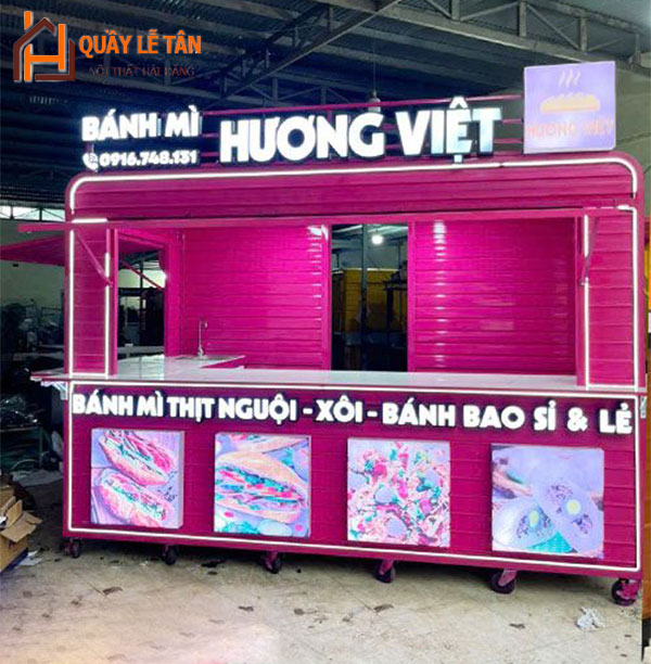 quay ban banh mi banh ngot