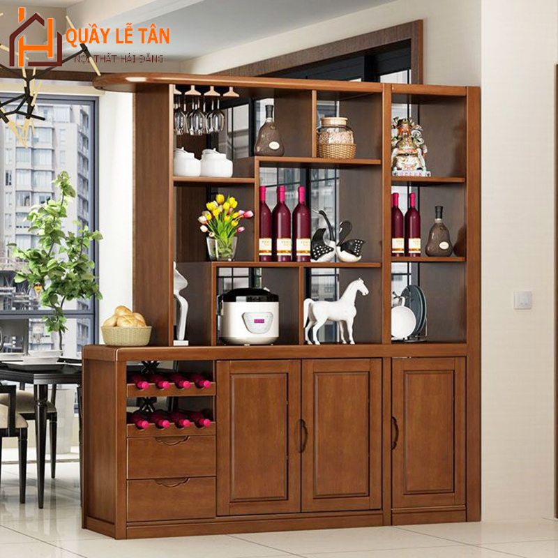 tu ruou (2) Tủ Rượu Trang Trí Phòng Khách Cao Cấp
