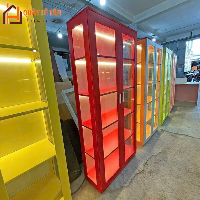 tu trung bay nhieu mau sac thiet ke tinh te sang trong (4) Tủ Trưng Bày Nhiều Màu Sắc Thiết Kế Tinh Tế, Sang Trọng