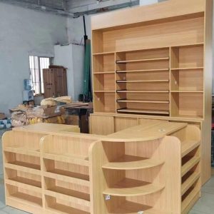 Combo quầy tủ gỗ trưng bày